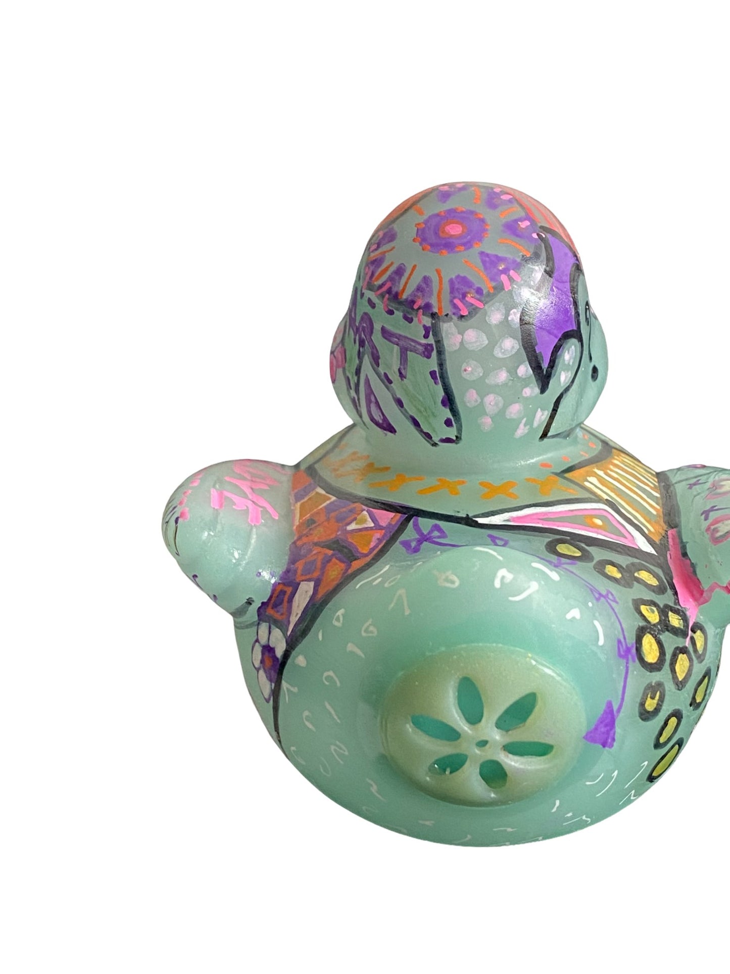 Duck Designer By Nik Vee Art Green
