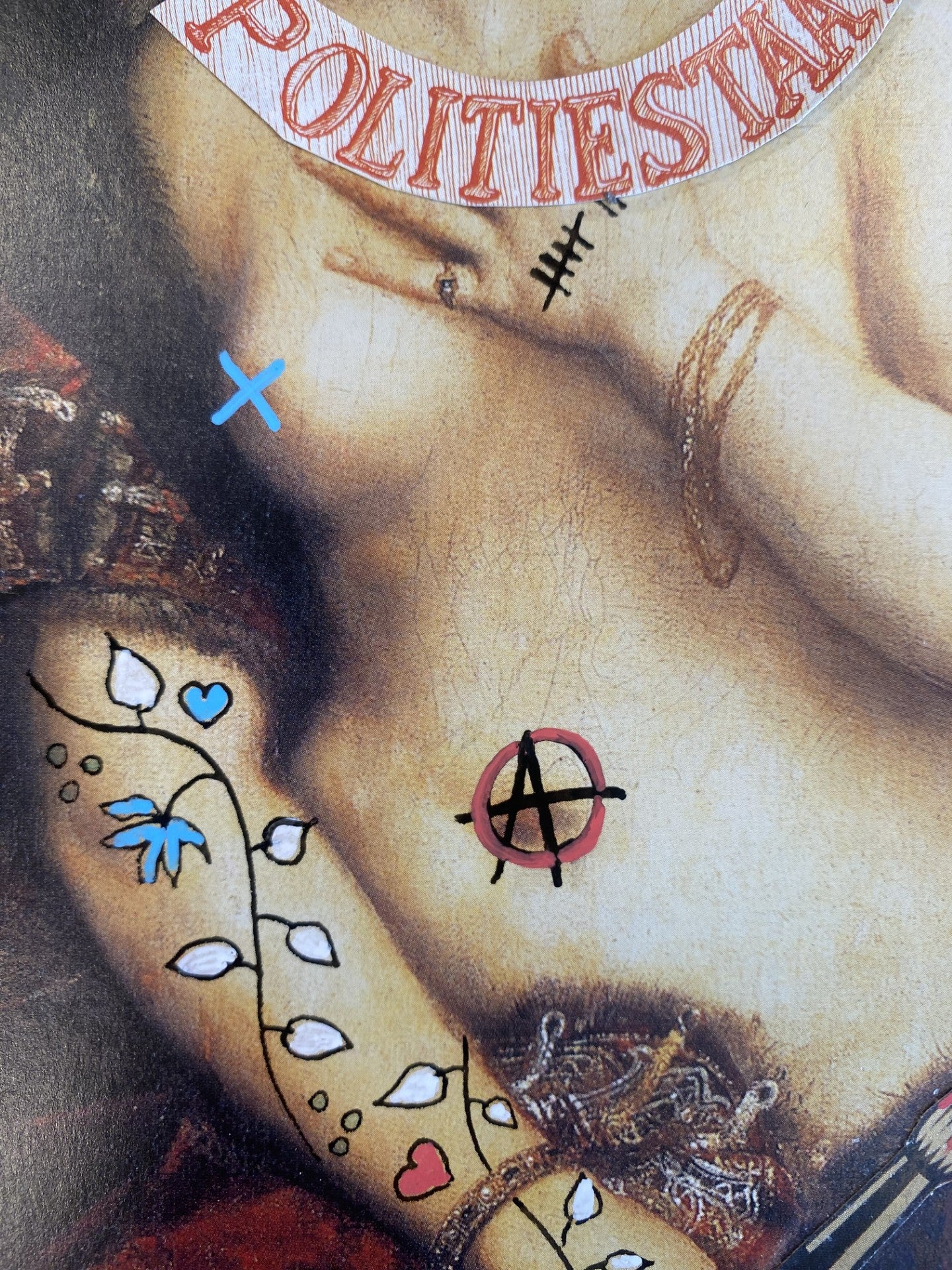 Politiestaat - Collage Mixed Media