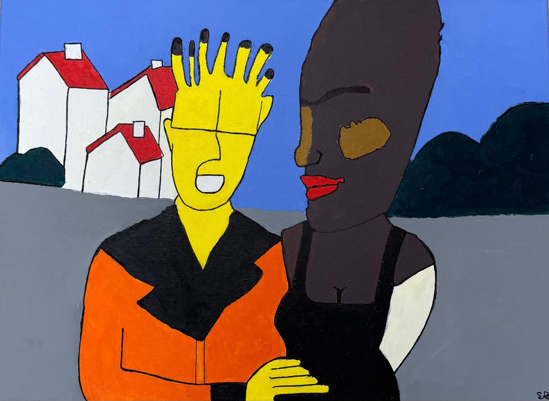 Salvano - Dicht bij Jou, acryl schilderij