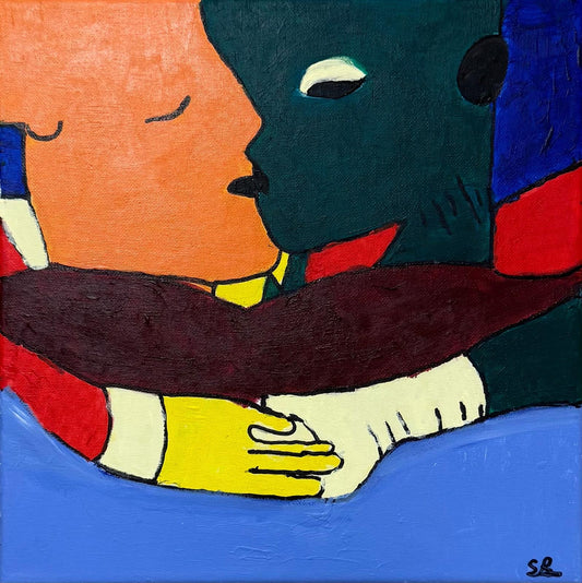De Kus — 30×30 cm Print by Salvano