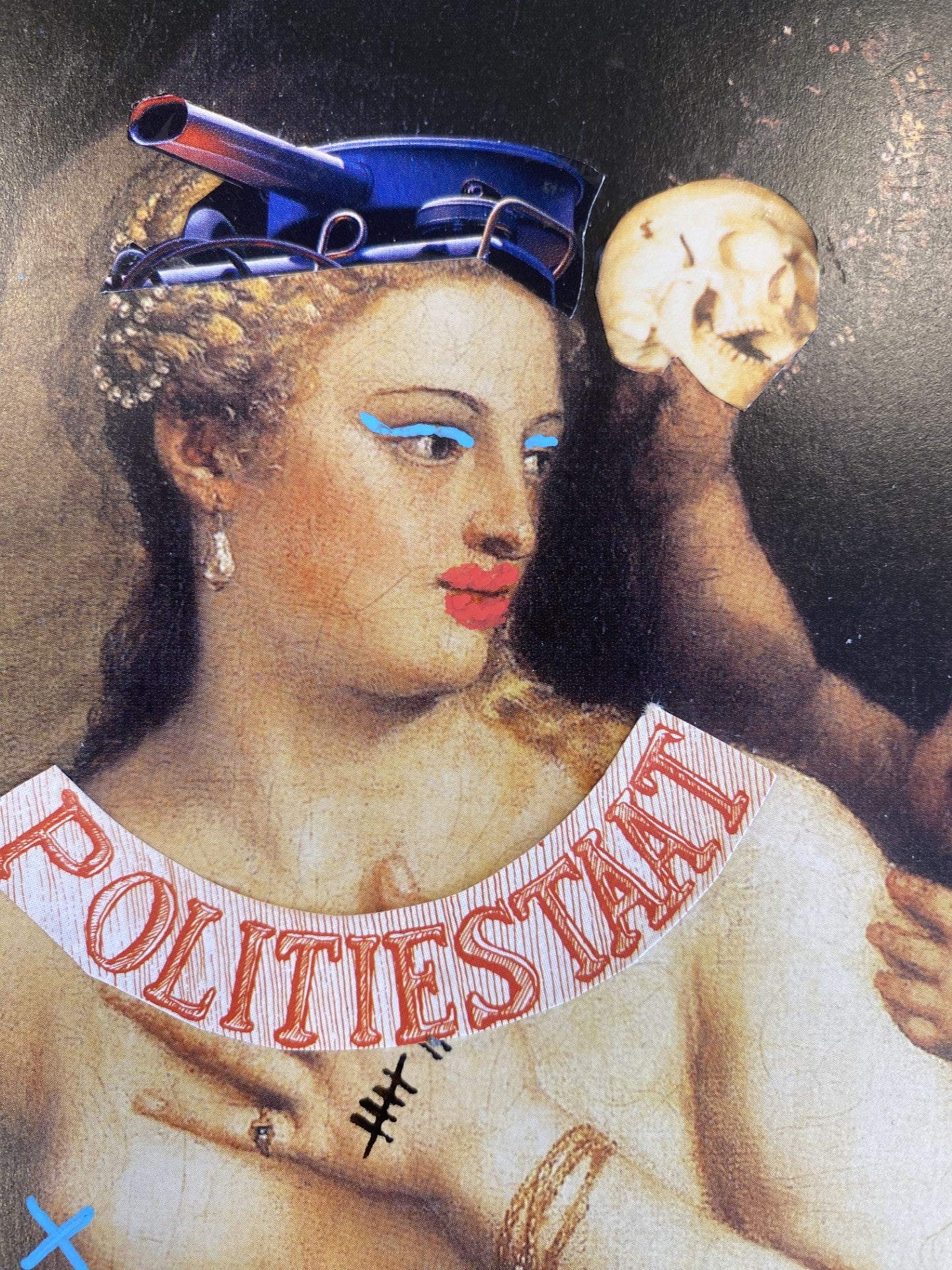 Politiestaat - Collage Mixed Media